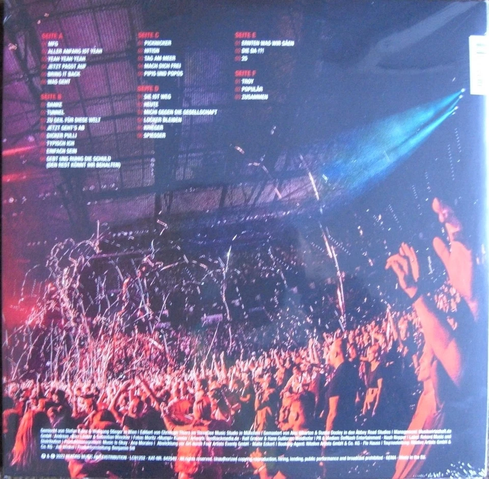 Die Fantastischen Vier – Für Immer 30 Jahre Live 3x Vinyl, LP, Album - Bild 2 von 2