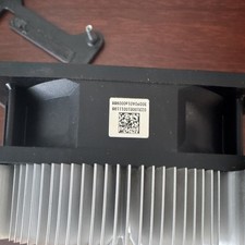 CPU Fan with Heatsink, Aluminum  Plastic, Black Silver, Mounting Bracket