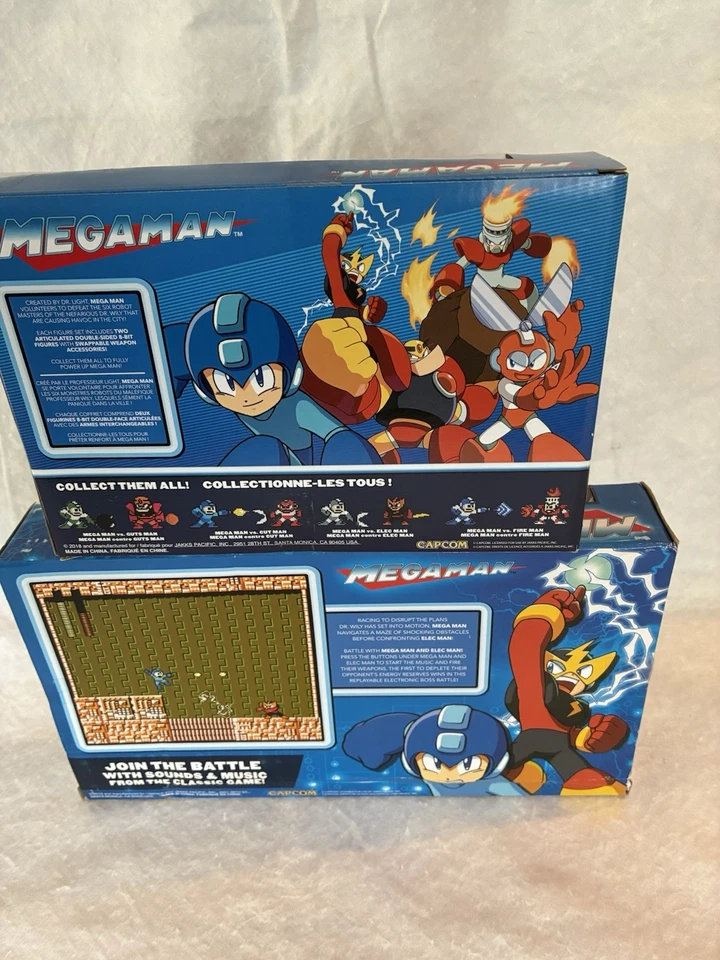 Mega Man vs Elec Man vs Cut Man 30 aniversario Mega Man por JAKKS 2 juegos Foto 2 de 2