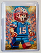 Tim Tebow Limited Edition Artist Signed "The Minifig" Trading Card 2/10