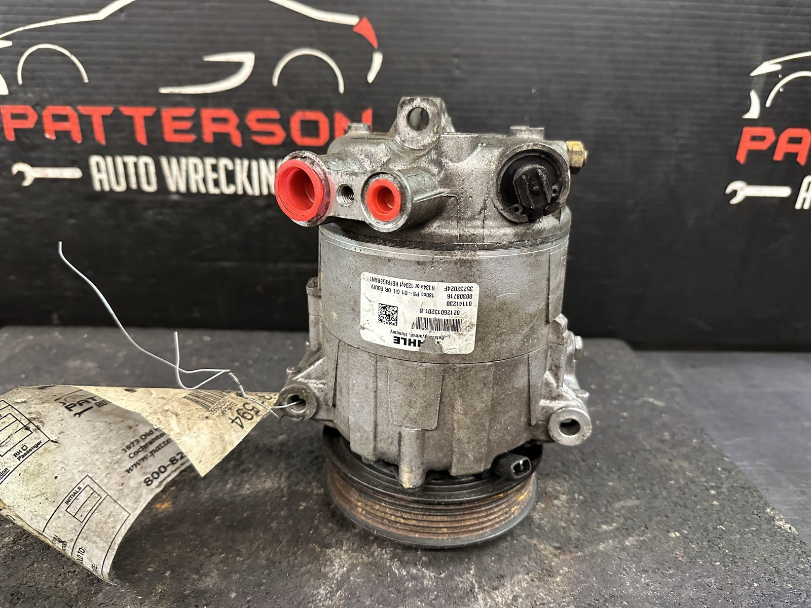 14-24 MASERATI GHIBLI 3.0 A/C AIR CONDITIONING COMPRESSOR ID 01141230