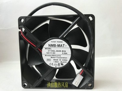 1PC NMB-MAT 8025 3110GL-B4W-B54 DC12V 0.30A 8CM 2-wire cooling fan *wq