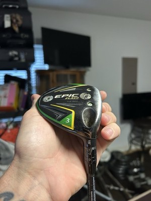 Callaway EPIC Flash Sub Zero 3-Wood 15° Stiff Hazardous smoke shaft Right-Handed