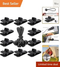 Tarp Clips Heavy Duty Lock Grip, 20 Pack Tarp Clamps, Shade Cloth Clips Faste...