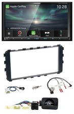 Kenwood Bluetooth Usb 2din Steering Wheel Tmc Dab Navigation For Toyota Yaris 06-11 Oem