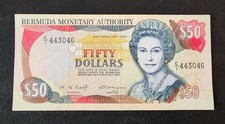 Bermuda p-44c, VF+, 50 Dollars, 1996, QEII