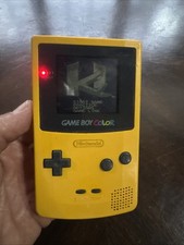 Game Boy Color Yellow Handheld, Tested, 1998