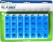 7 Day four times-a Day Weekly Pill Planner Organizer