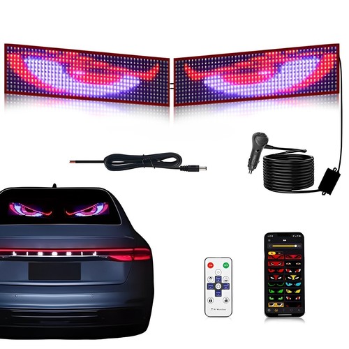 Truck-Specific Devil's Eye LED-Screen Truck Eye Light Dynamic APP-DIY 120-150cm - Picture 10 of 21