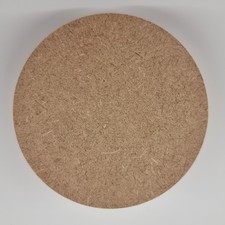 18mm Wooden MDF Circle Square Top Edge 10cm 100mm Disk Blank Craft Shape