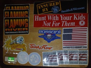 Vintage Car Stickers 17pcs Classic Car Bumper Stickers,