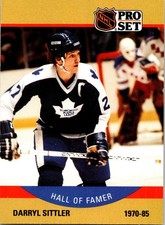 1990-91 Pro Set - Darryl Sittler #404