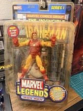 Marvel Legends Iron Man Action Figure Series 1 Stand & Bonus Comic Book