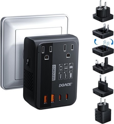 Doace 350W Voltage Converter Us To - To 110V Converter For European Travel