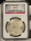 1883-O Morgan Silver Dollar $1 NGC MS62 Semi Key Date New Orleans Mint BU Coin
