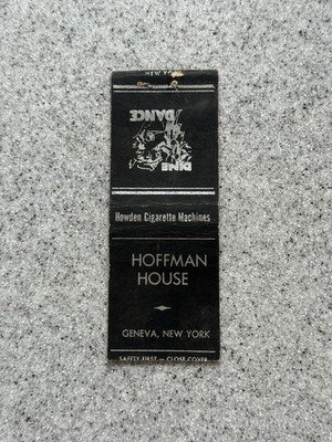 Hoffman House Geneva New York Vintage Matchbook Cover Pg190