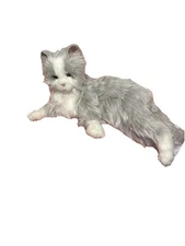 Ageless Innovations Joy For All Companion Pets Interactive Gray and White  Cat