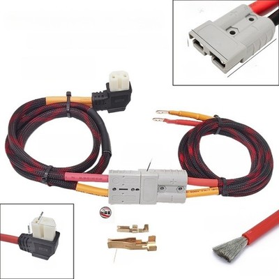 Hochtemperatur Netzkabel 200C 8AWG Silikondraht 10mm² mit Anschluss