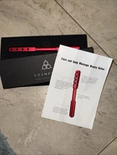 Cosmedix Luxury Nurse Facial Face Body Massager Beauty Roller Red Uplift New