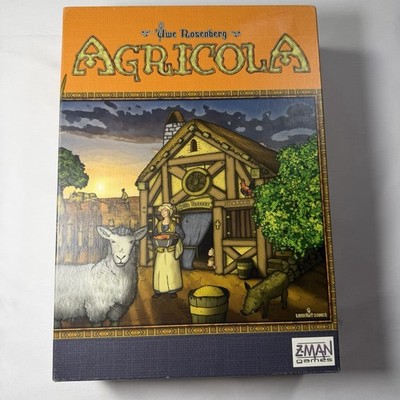 Agricola Board Game Agriculture Multiplayer Strategy Resource Management  AS IS