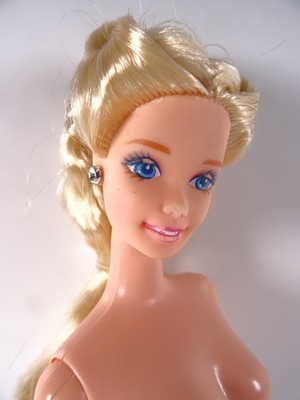 Vintage Barbiepuppe Original-Schmuck Mattel -nude- für Sammler oder OOAK (21659)