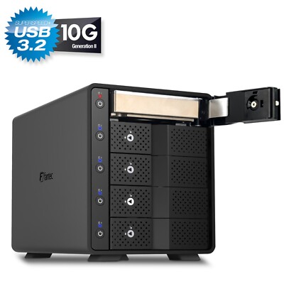 FANTEC MB-X5U31H 5× 3.5''/2.5'' HDD/SSD Gehäuse USB 3.2 Gen. 2