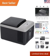 C9PT Portable Car Freezer Cooler, 10 Quart - Fast Cooling for Outdoor Adventures