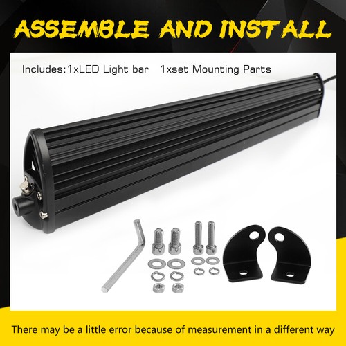 Dual Row 1800W Straight Roof 32" LED Light Bar For Polaris RZR XP 4 1000 900 800 - Picture 12 of 13