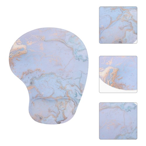 Tapis de Souris en Marbre Support Main Bureau Ergonomique Tapis de Souris avec Repose Poignet - Photo 11/12