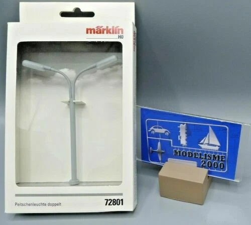 Éclairage et lampadaires Märklin pour modélisme ferroviaire à l'échelle HO