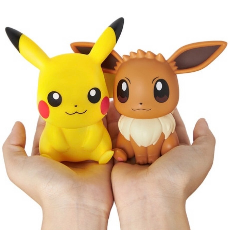Pokemon Center Rukappu Figure Pikachu Eevee Lucario Piplup Nyaoha