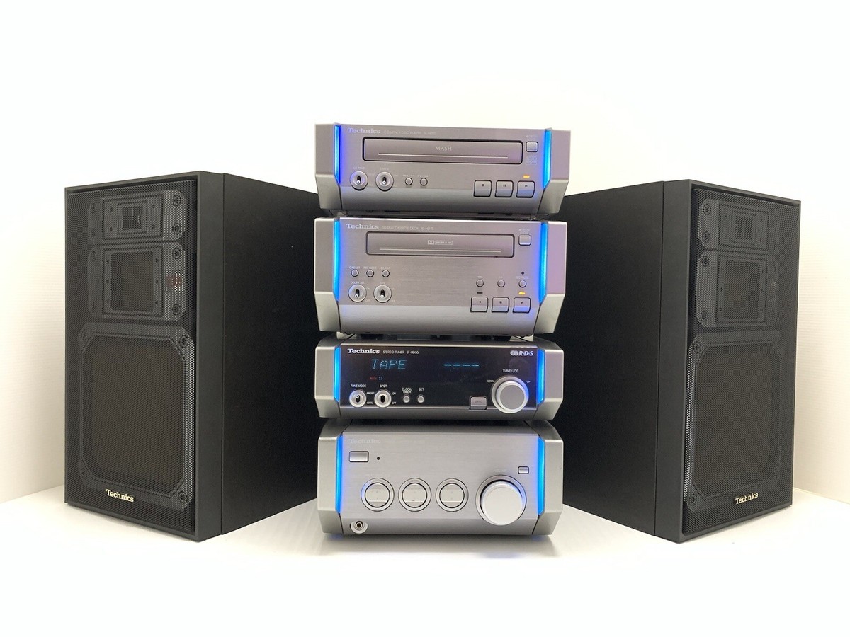 TECHNICS Amplifier SE-HD55 Tuner ST-HD55 Deck RS-HD75 CD SL TECHNICS Amplifier SE-HD55 Tuner ST-HD55 Deck RS-HD75 CD SL