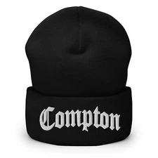 Compton Beanie | Los Angeles Rap California West Coast Crenshaw Rapper Hiphop