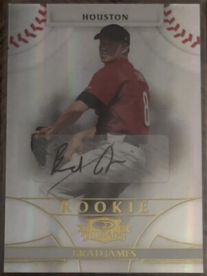 2009 DONRUSS THREADS BRAD JAMES ROOKIE AUTO CARD 961/1999
