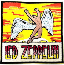 Led Zeppelin Rock Music Embroidered Iron on Patch Applique