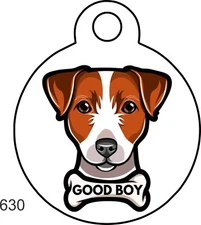 Pet Tag Personalized Pet ID tag for Dog and Cat ROUND Tag Unique cute PINK HEART