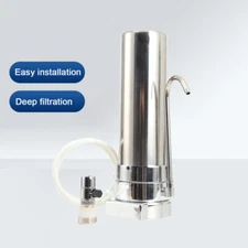 Stainless Steel Countertop Filter Water Filtration Filter Sink Drinking System