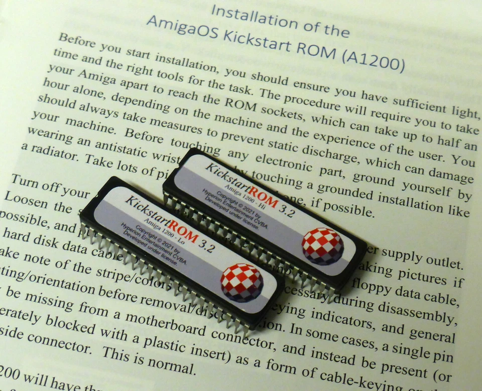 Kickstart 3.2 (47.96) Hyperion. Amiga 1200