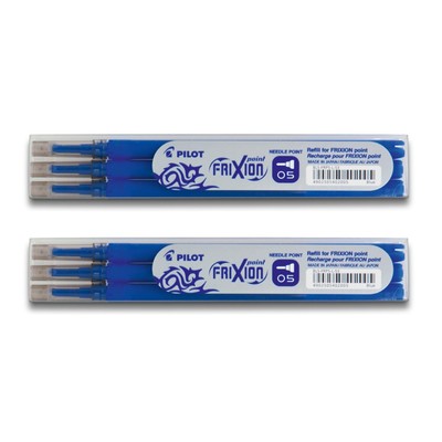 Pilot Frixion Point Ersatzminen 0.5 blau- 6er-Set