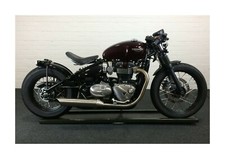 Triumph Bonneville Bobber 1200 custom A4 reproduction poster choice of frame