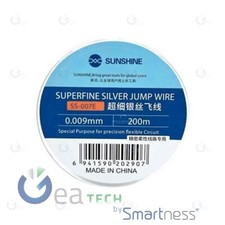SUNSHINE SS-007E BOBINE D'ARGENT JUMP WIRE COMPATIBILE SOUDURES | 0.009MM | 200M