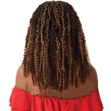 Dreadlock Wigs Braided Twist Braiding Hair Crochet Wig Brown Wig for Black Women