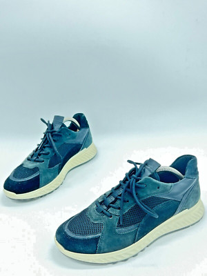ECCO ST .1W Zapatillas Cómoda Negras Para Mujeres T.37 US.6 UK.4,5