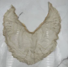 Antique Lace Collar Dress Front Vintage Embroidered Lace Handmade
