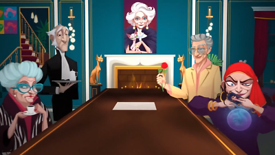 IDEAL 13 Dead End Drive - Gioco Da Tavolo Mistery Mansion, Con 12 Sospetti E 5 Trappole, Per 2-6 Giocatori, 8+ Anni