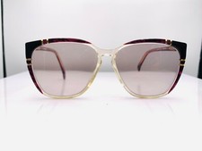 Vintage Saint Angelo GSA02 Purple Oval Sunglasses FRAMES ONLY Hong Kong
