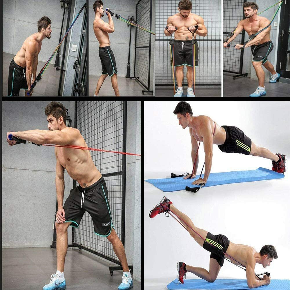 NEW! Lifestyle Fitness 11pc PREMIUM Resistance Band Set!!!