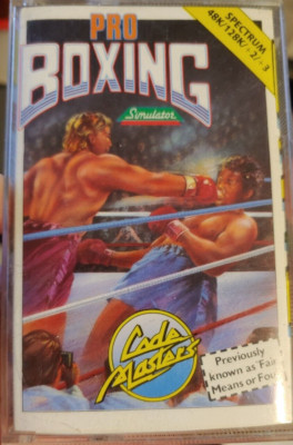 Professional Boxing (Codemasters 1988) Sinclair Spectrum ZX81 (Box Manual Tape)