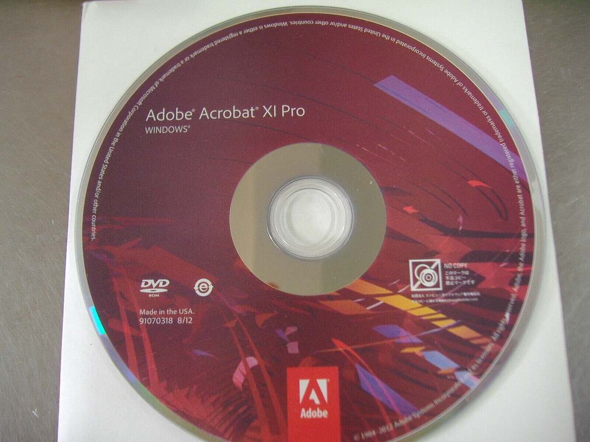 Adobe Acrobat XI 11 Pro Full Windows Licensed for 2 PC