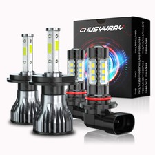 For Toyota Sequoia 2001-2007 -4pc Combo 6000K LED Headlight bulb +Fog Light Kit